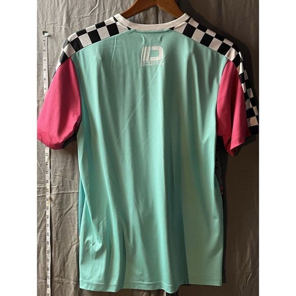 DOPE Graphic Turquoise Jersey Shirt Size S - Picture 3 of 3